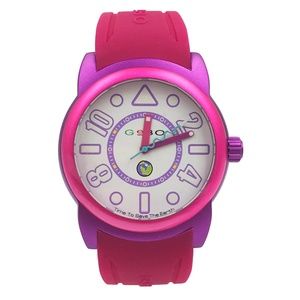Gebo Coral pink quartz ladies watch